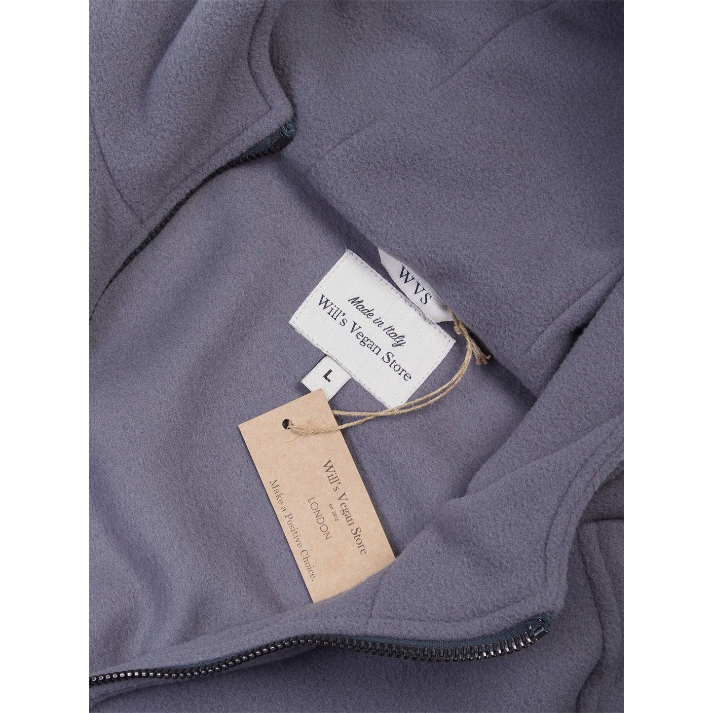 Recycled Zip Through Hooded Fleece