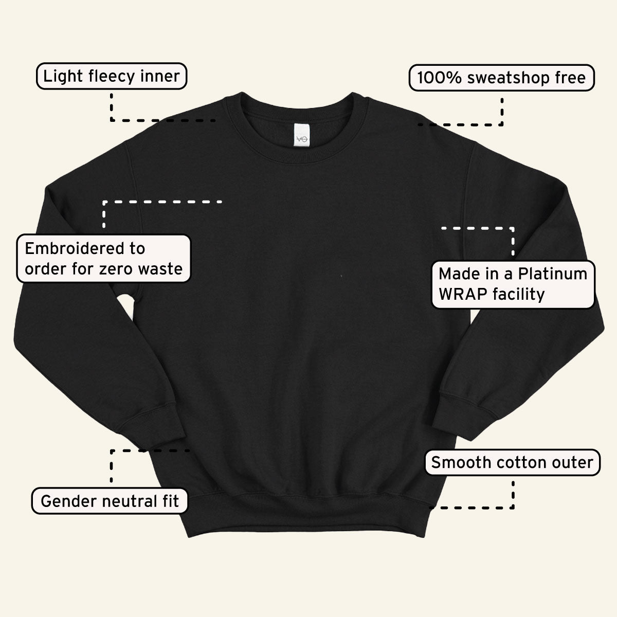 Evergreen Embroidered Sweatshirt (Unisex)