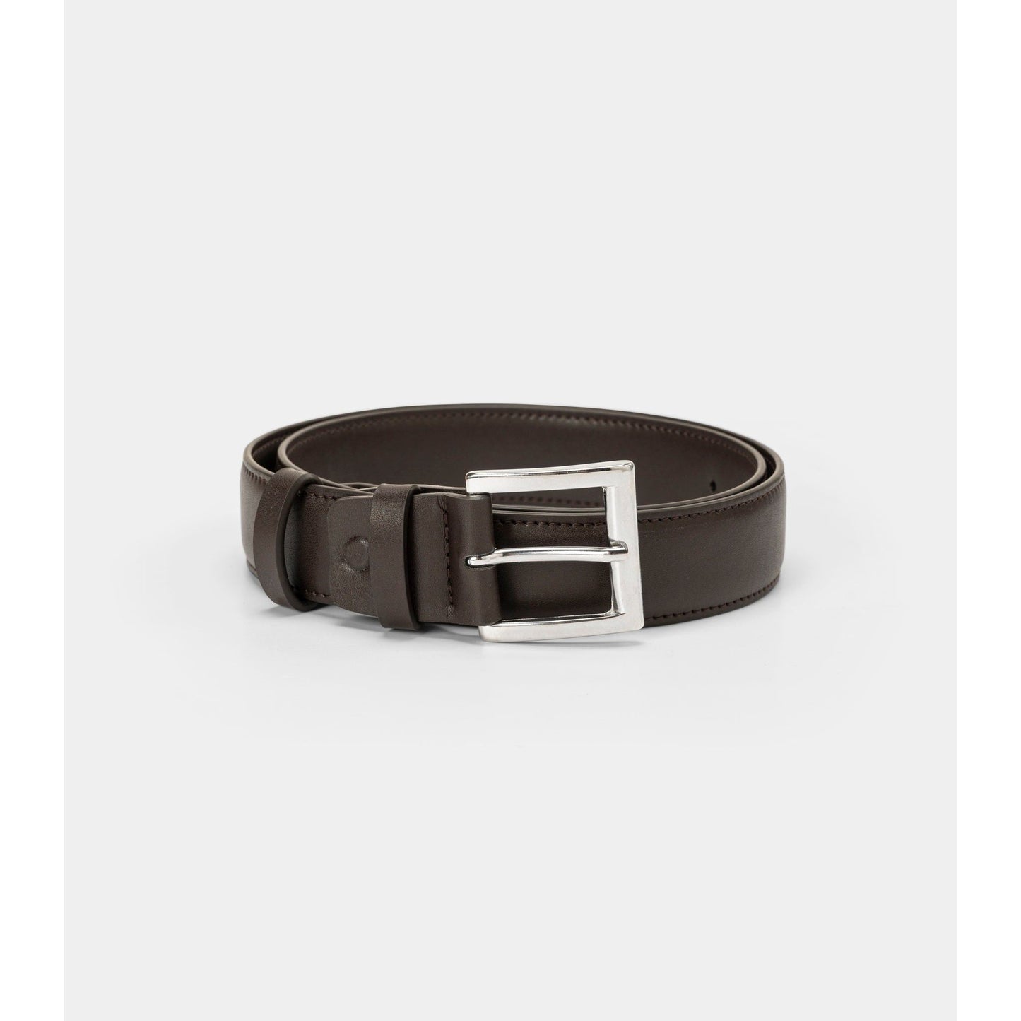 Classic Vegan Belt – Dark Brown