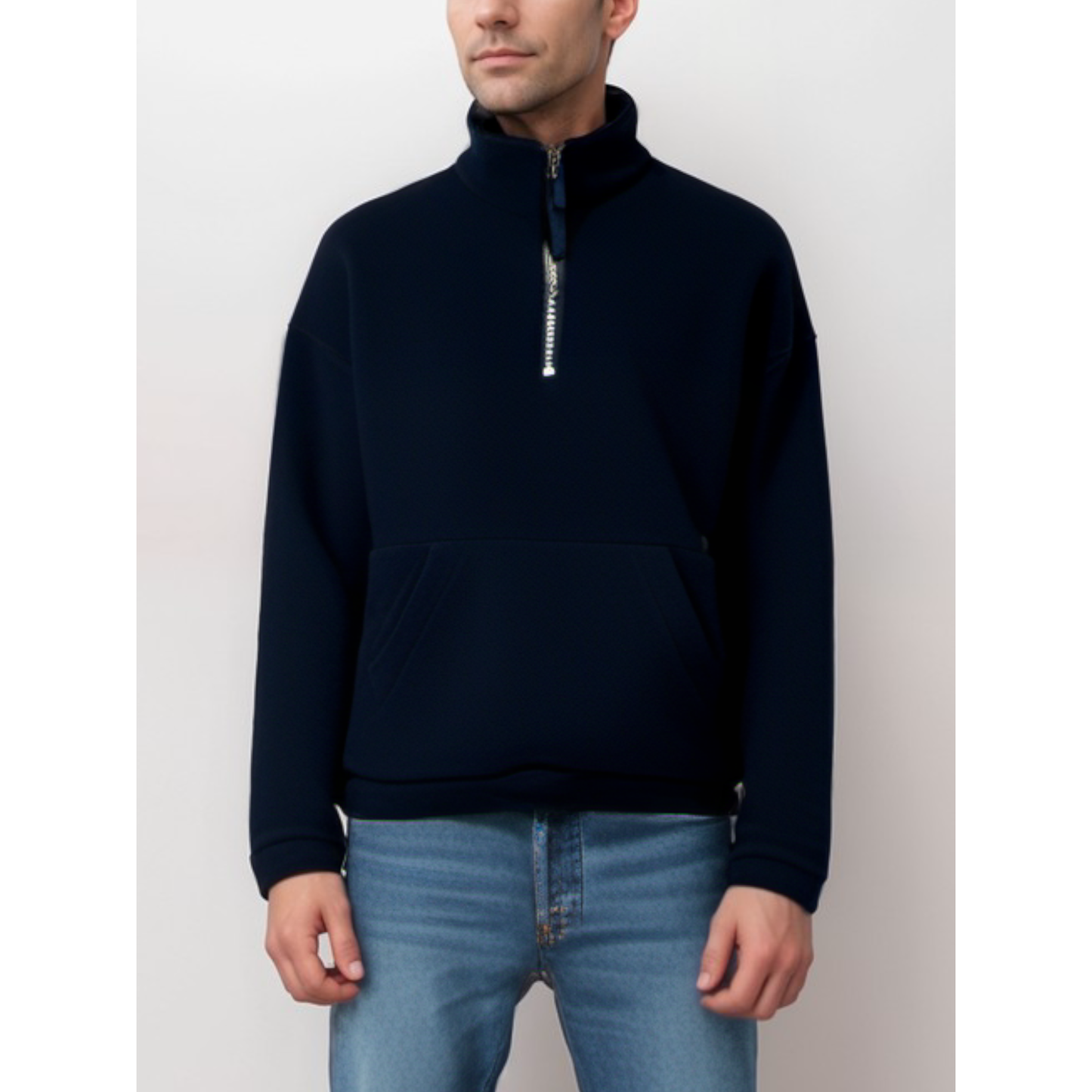 Recycled Windbreaker Fleece Quarter Zip