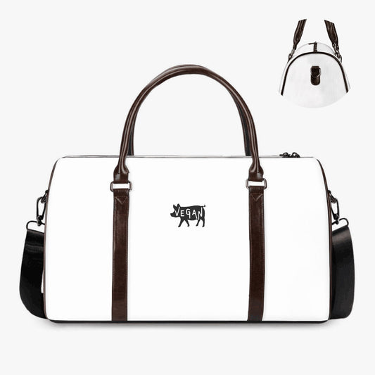 VEGAN Faux Leather Travel Duffle Bag