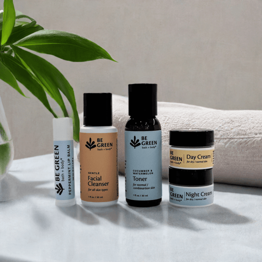 Facial Care Minis + Lip Balm Gift Set