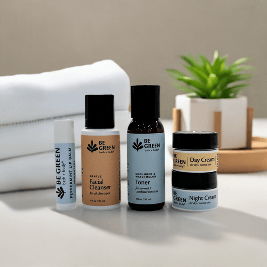 Facial Care Minis + Lip Balm Gift Set