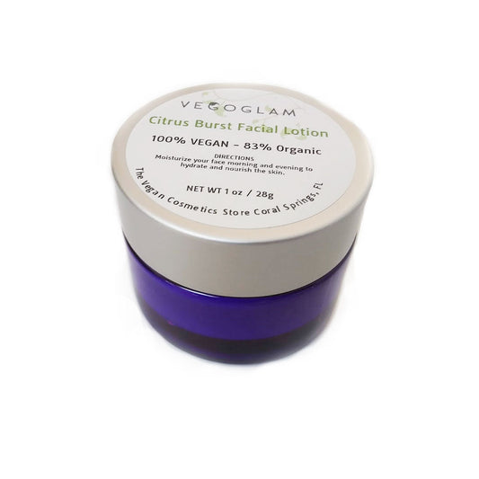 Citrus Burst Brightening Face Cream with Organic Aloe Leaf Juice and Jojoba