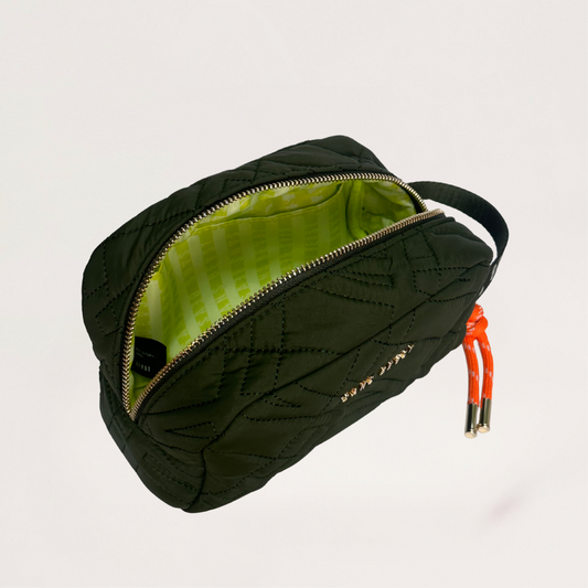 Quilted Cos Case - Olive