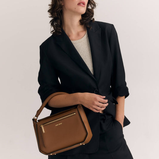 Sanctuary Handbag - Cinnamon + Gold
