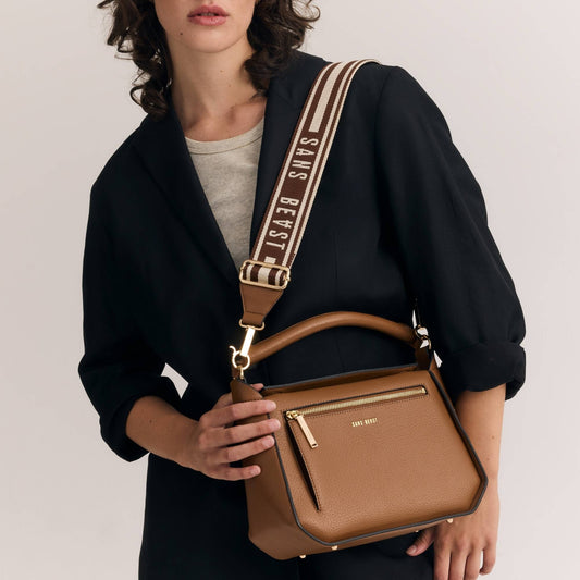 Sanctuary Handbag - Cinnamon + Gold