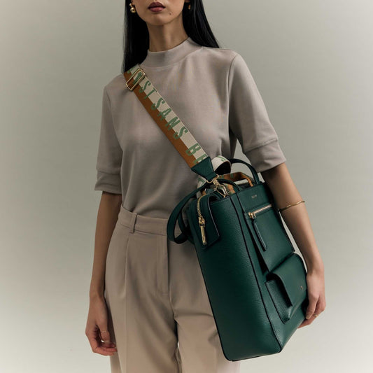 Highway Bag Strap - Forest Green Mix