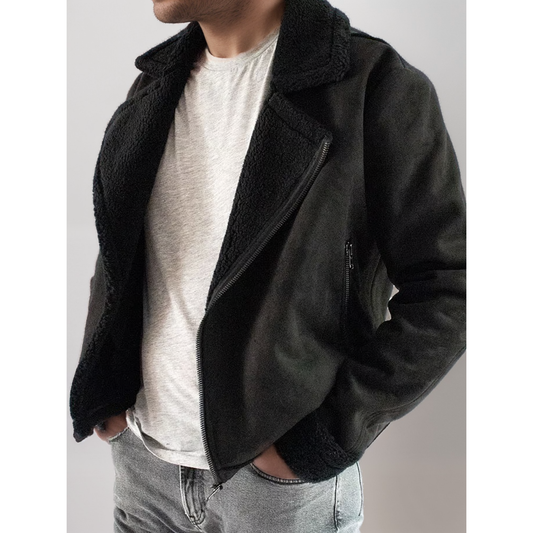 Recycled Vegan Shearling Aviator