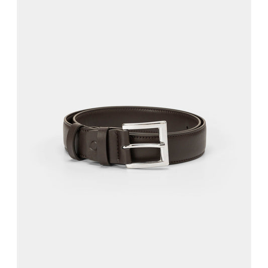 Classic Vegan Belt – Dark Brown