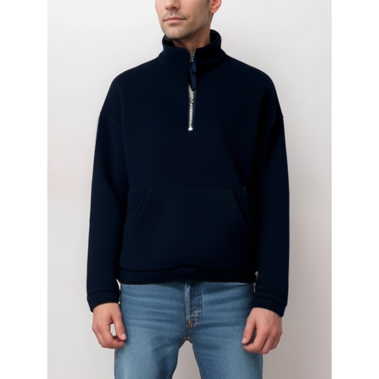 Recycled Windbreaker Fleece Quarter Zip