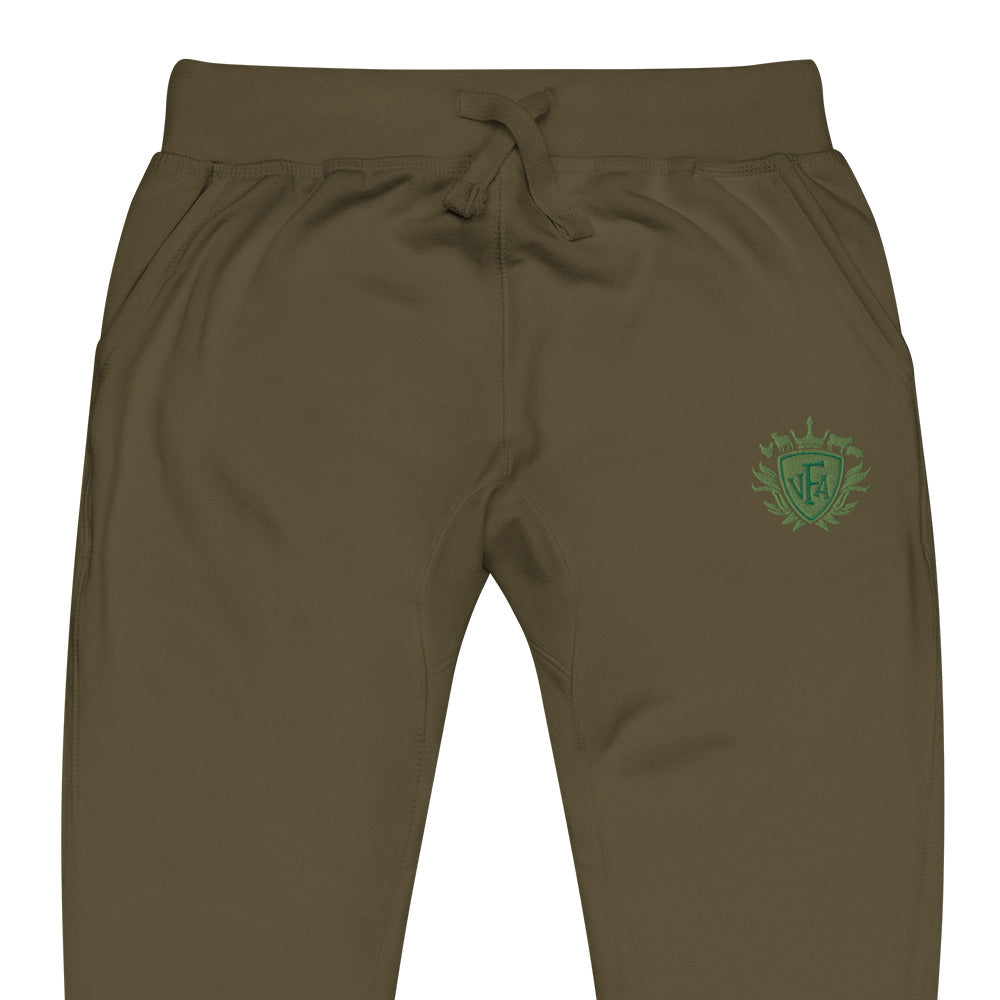 VFA " Vegan For The Animals " Embroidered Unisex fleece sweatpants